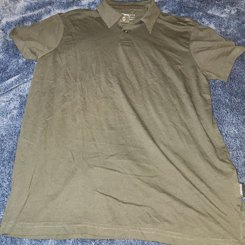 Kenneth Cole New York Olive Polo Shirt